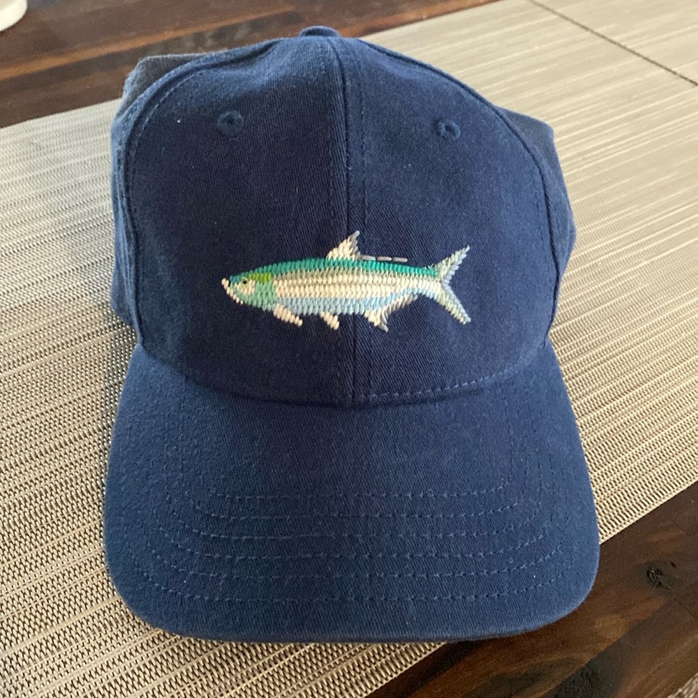 Harding-Lane Tarpon Fish Needlepoint hat